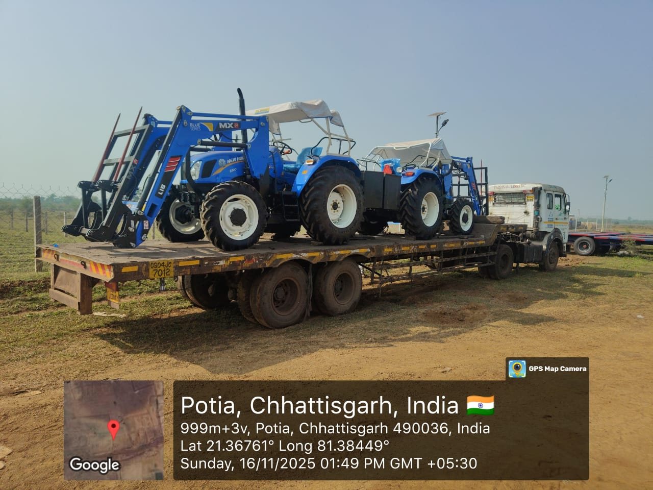Equipment Delivery